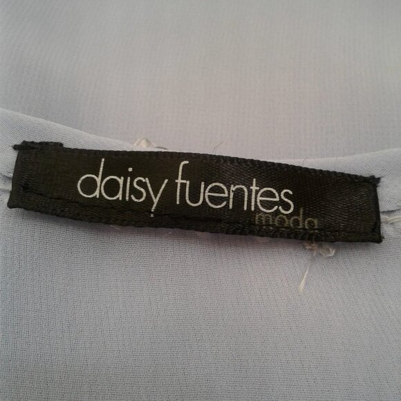 Daisy Fuentes Beaded Longsleeve Light Blue Top XL-XXL - Picture 15 of 16